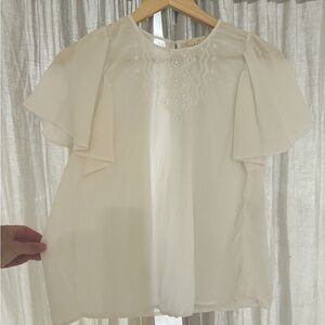 Silk Sezane Women's Top, with butterfly sleeves